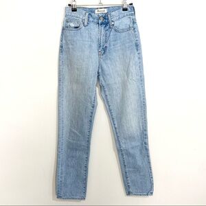 Madewell The Perfect Summer Jean Fitzgerald Wash 24 Mom Boyfriend High Waisted